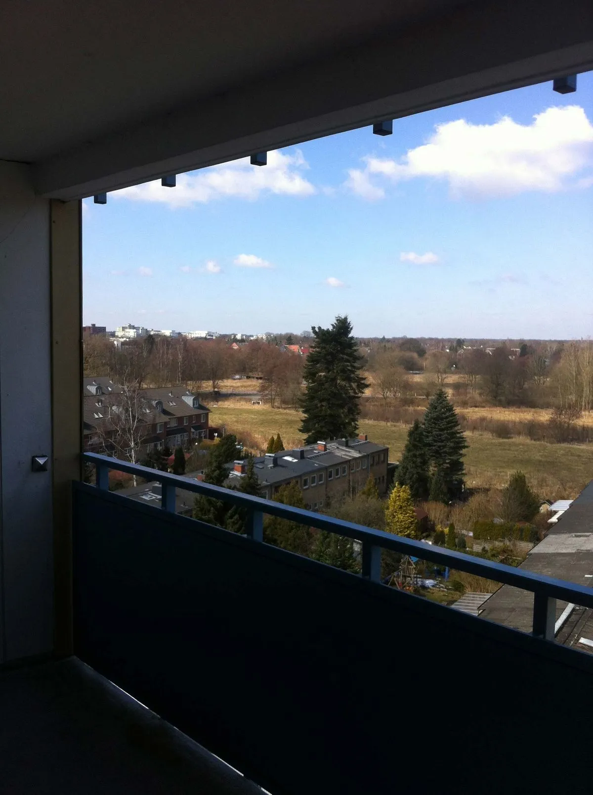 Balkon vor der Katzennetz-Montage